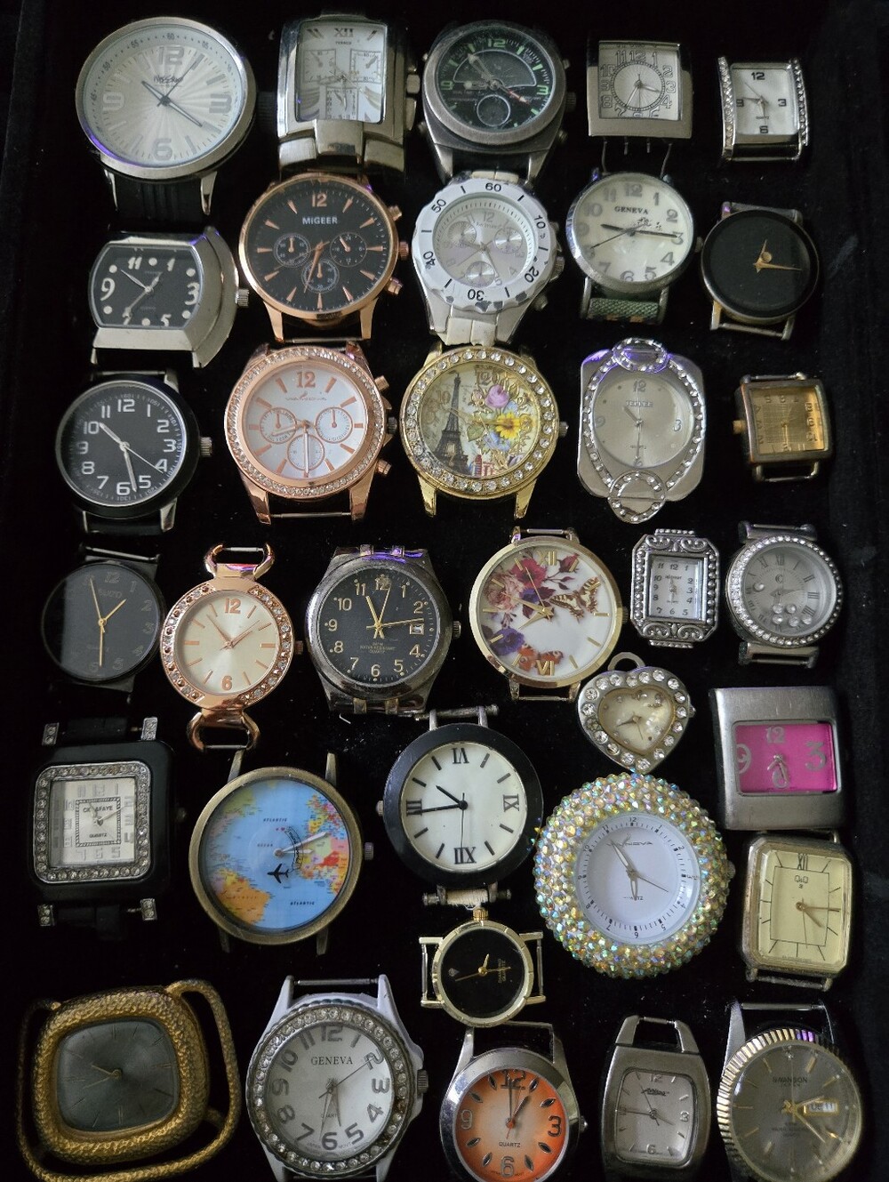 Watch Parts Craft Repair Broken Repurpose Vintage Fair Condition As Is Lot 1G